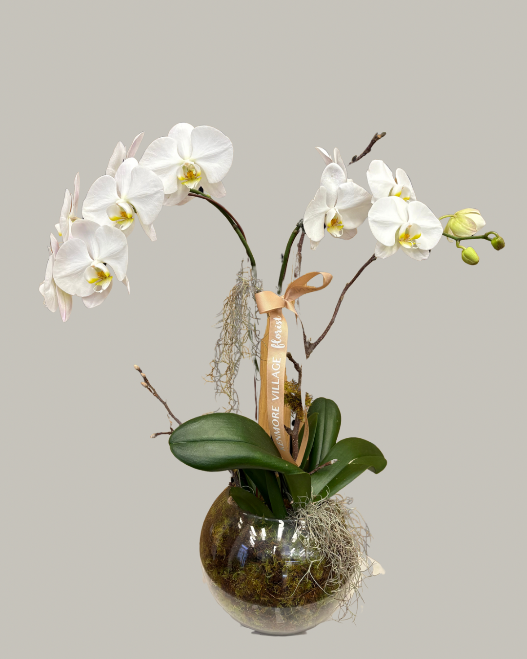 Large Orchid Fish Bowl