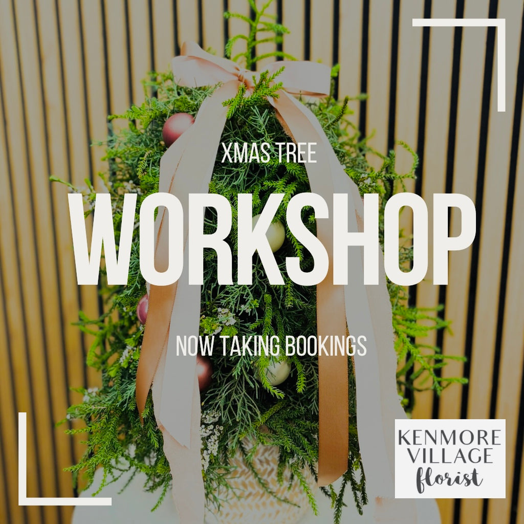 Christmas Tree Workshop Brisbane. Kenmore Village Florist. Brisbane workshops. 