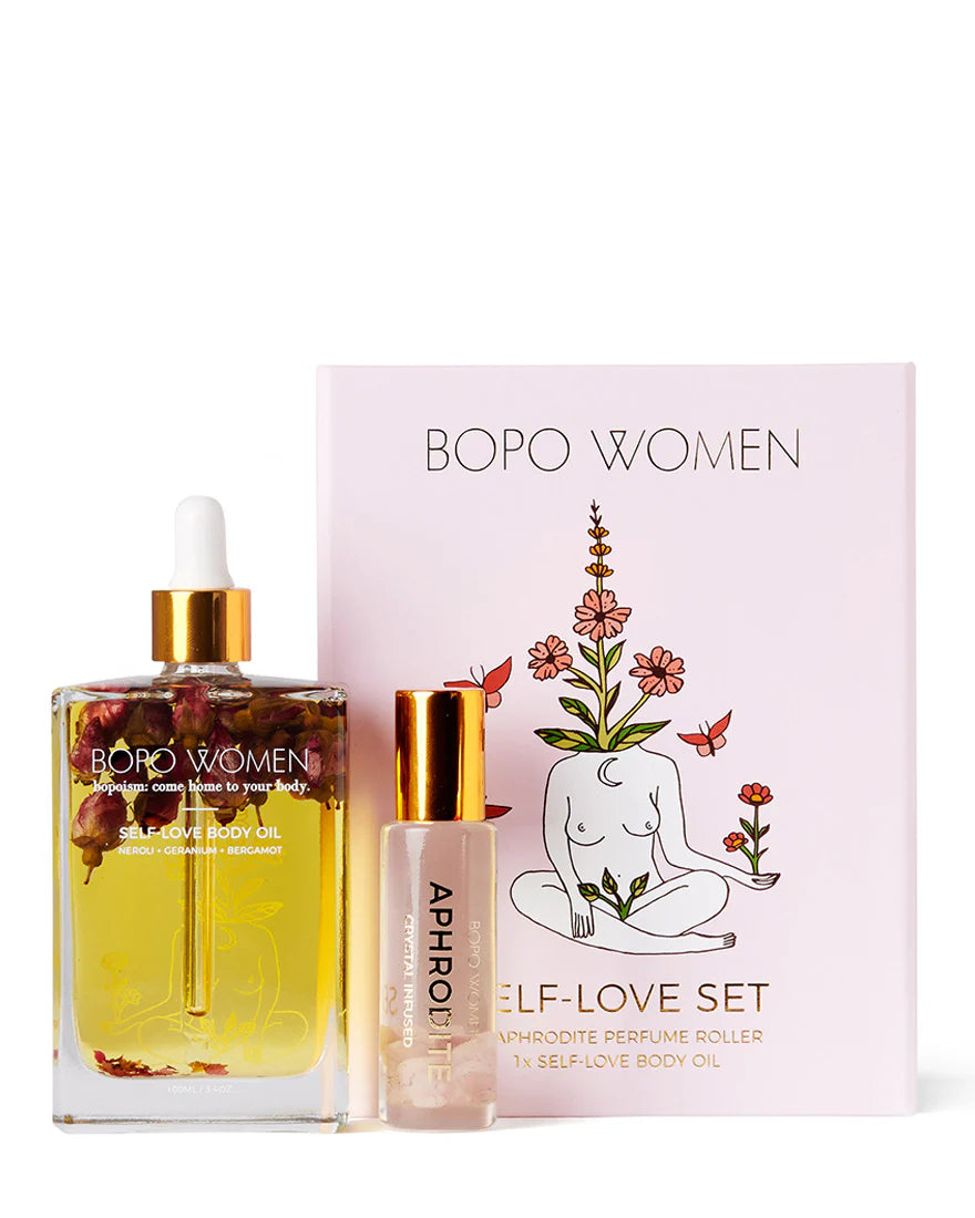 BOPO Women self-love set. Kenmore Village Florist. Brisbane gift and flower delivery.