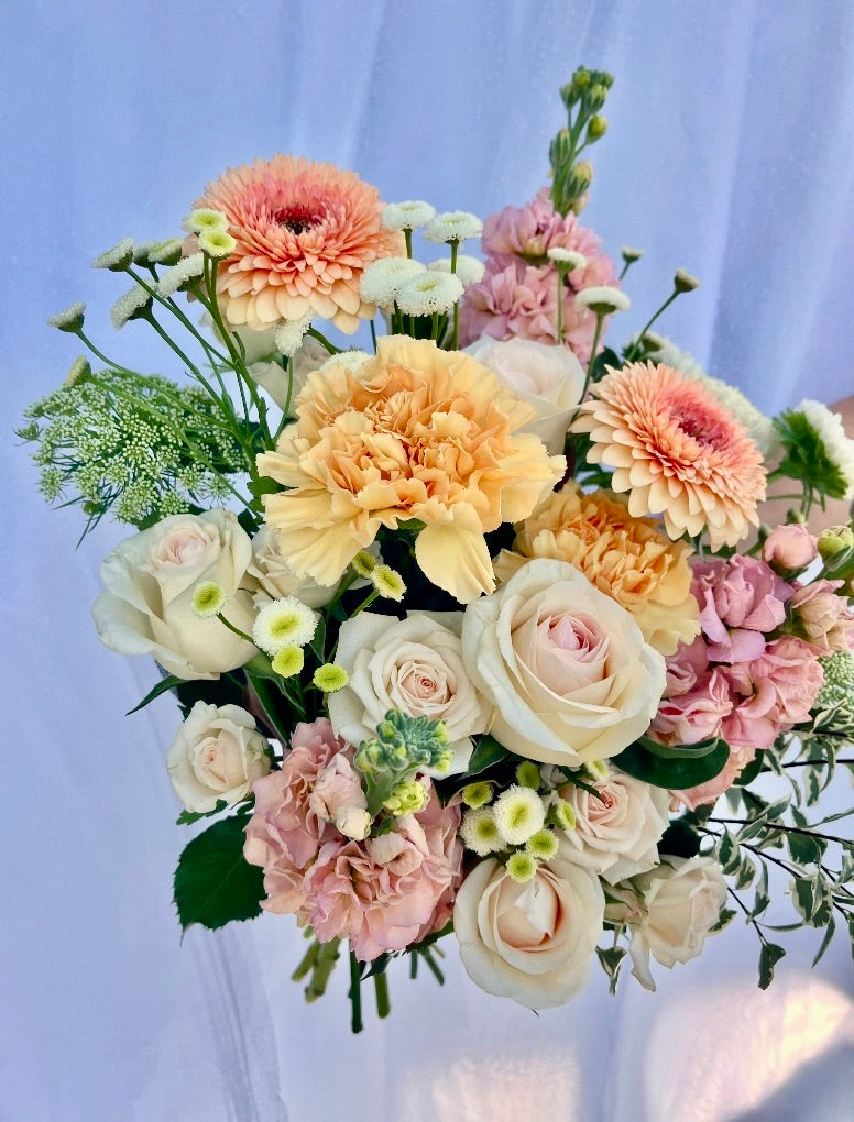 Fuss Free Bridal Bouquet. Kenmore Village Florist