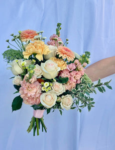 Pastel Bridal Bouquet. Wedding Brisbane.